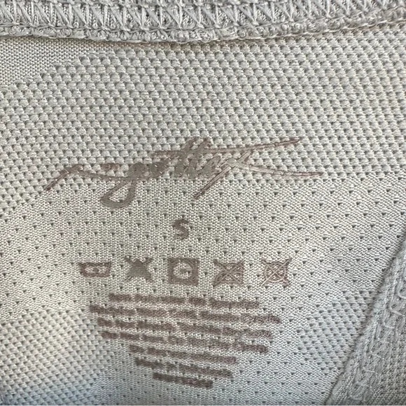 X by Gottex Tank Camo Gray Open Back Tie Small Activewear - Picture 3 of 4